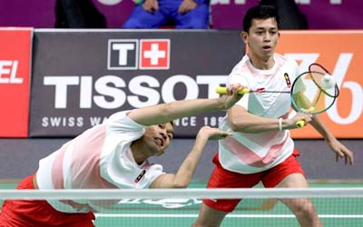 Tekuk Pasangan China, Fajar/Rian Melaju ke Final Asian Games 2018